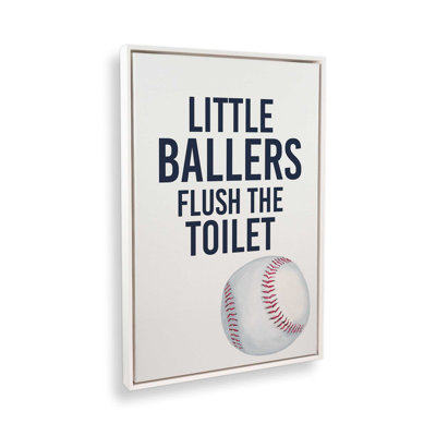 Little Ballers Flush The Toilette