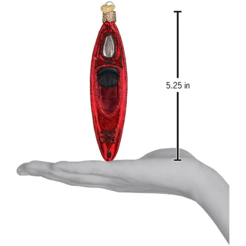 5.25 " Glass Hanging Figurine Ornament
