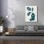 «Monochro bleu botanique croquis 8» par Anne Tavoletti, art mural sur toile-833200894