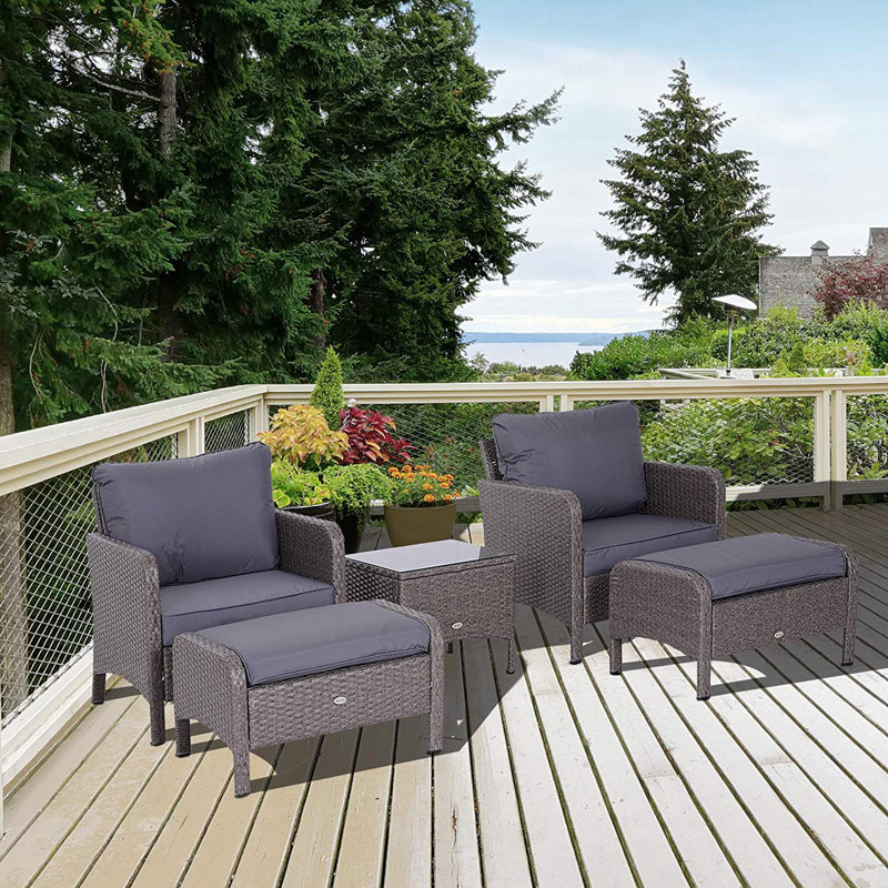 Yatts 2 Seater Rattan Conversation Set