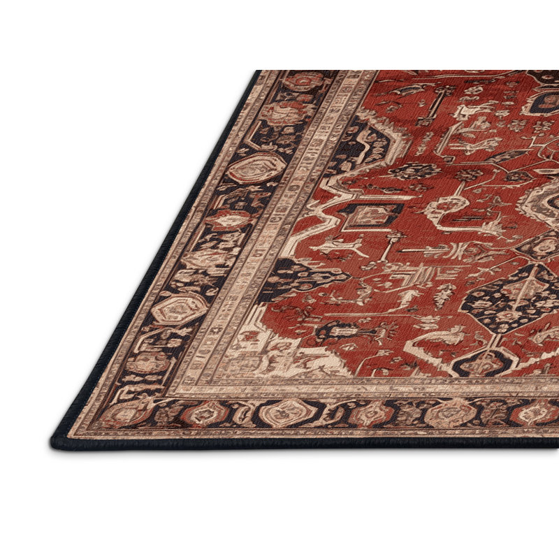 Tapis brun lavable à la machine, Tapis de couloir 2 pi x 4 pi