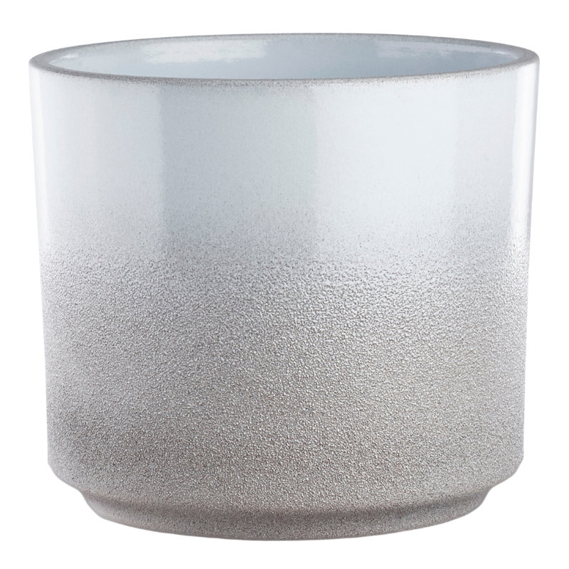 Leon Planter, Cement, 24cm H x 28cm W x 28cm D