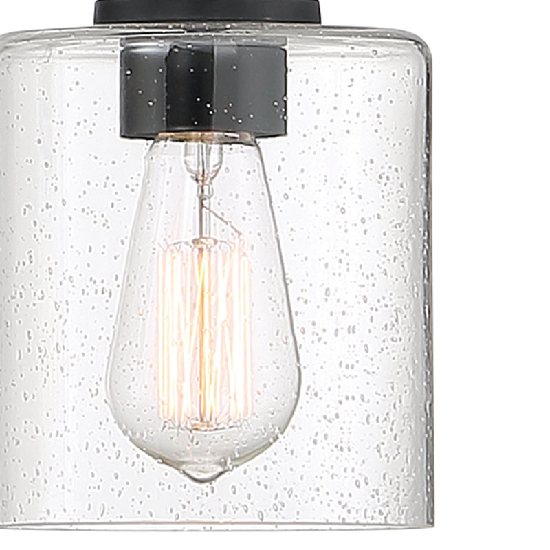 Klarice 3 - Light Matte Black Kitchen Island Pendant