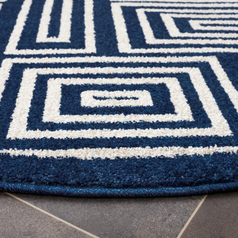 Thornbury Performance Geometric Rug, Round 7'