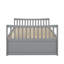 Lit de jour double en bois pleine grandeur, lit gigogne simple et 3 tiroirs de rangement-540491672