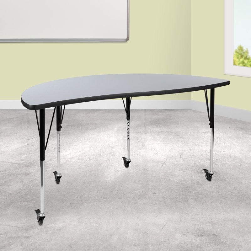 Table d'activité Goddard, Gris, Non, L 30 po x P 60 po x H 22 à 30 po