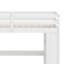 Lit mezzanine avec bureau, tablettes, tiroirs intégrés et escalier de rangement-301679284