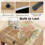Table de bout Boho avec 2 tiroirs et tablette ouverte pour le salon-1675888386-1675888389