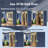 Double Pine Wood Unfinished 1 Lite Mirror Bi-Fold Door With Hardware Kit-106950890
