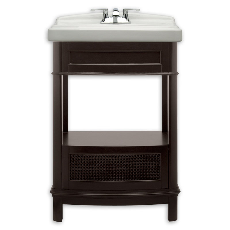 Ensemble de meuble-lavabo pour salle de bain simple 24 po Portsmouth, Lin, Central de 4 po