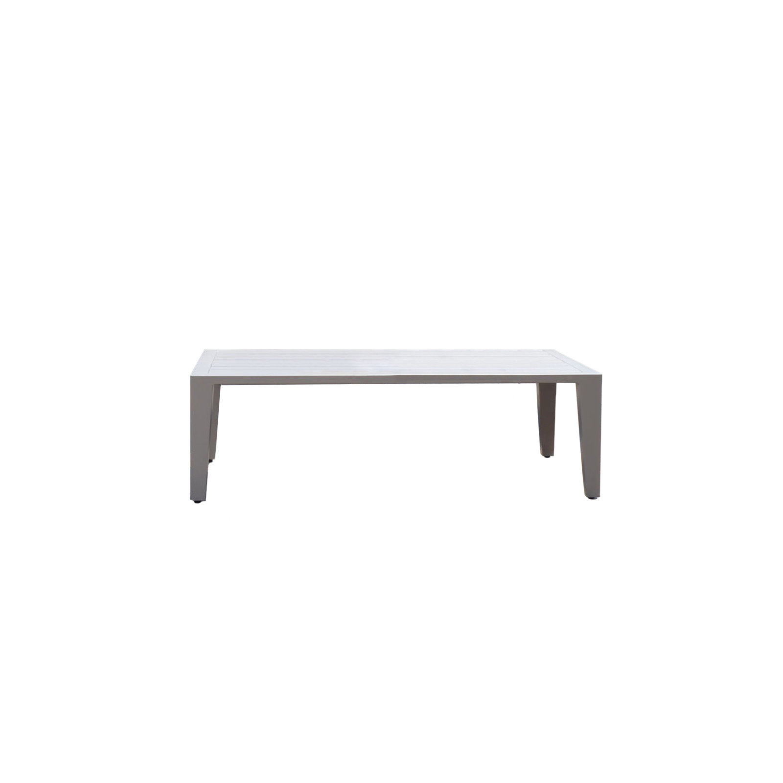 Solstice 40'' Aluminum Outdoor Coffee Table, Beige