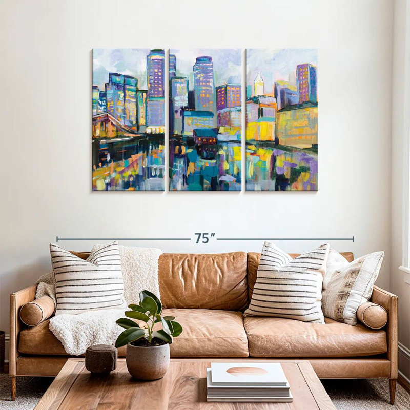Sireci Boston Harbor, 36" H x 57" W