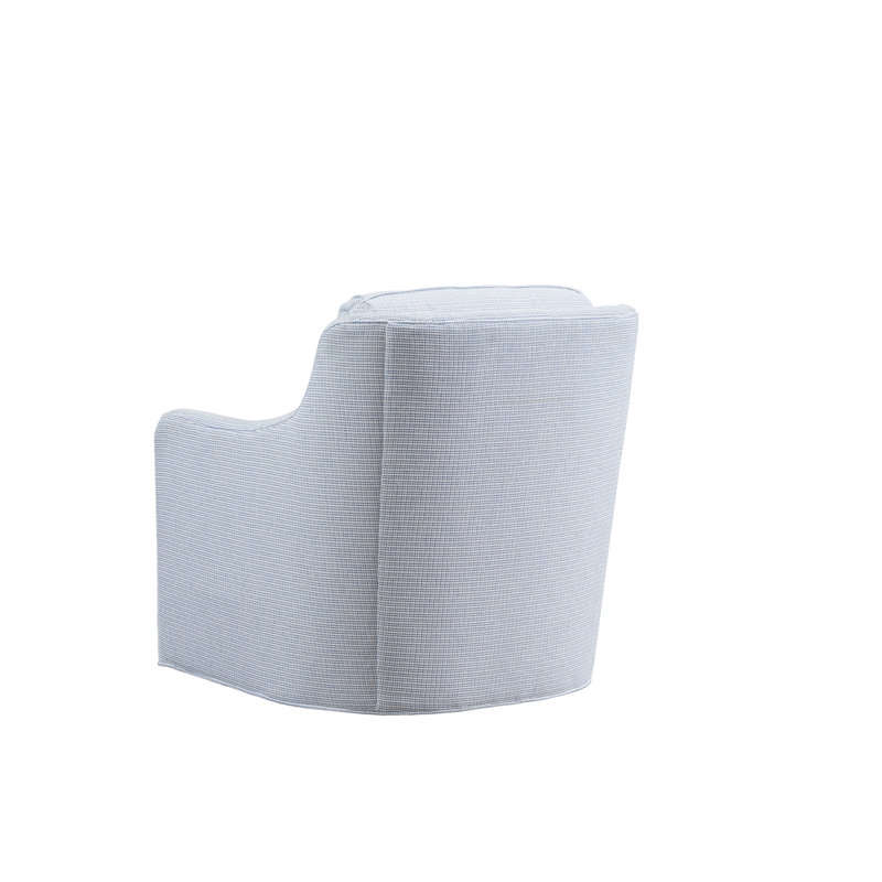 Barclay Butera Upholstery Swivel Slipcovered Armchair