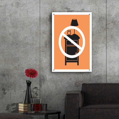 Art mural en verre acrylique «No One Night Stand» par JJ Brando