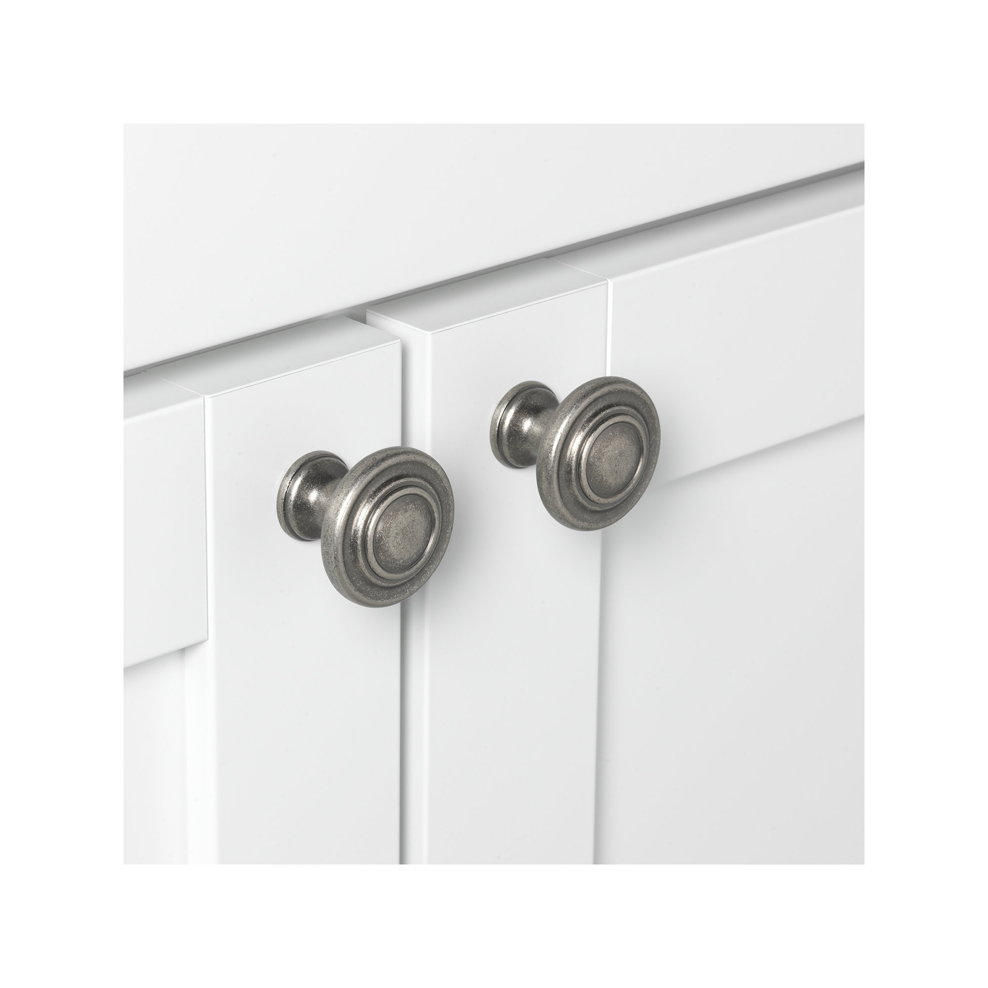 Mushroom Knob Multipack, Weathered Nickel