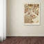 « boston ma street map brown », impression sur toile tendue-22539475