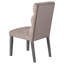 Chaise d'appoint de salle à manger en velours cendré Highmore (ensemble de 2)-878238365