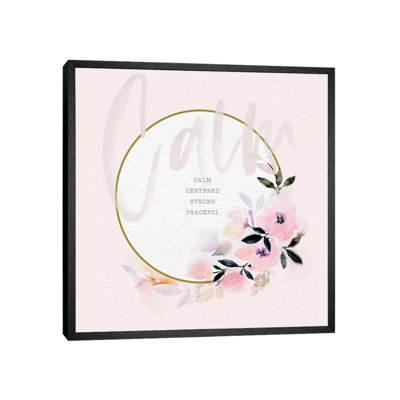 Calm 1 Piece Wall Art on Canvas