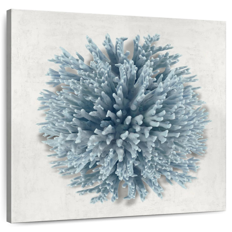 Brampt Coral Blue I, 20" H x 20" W