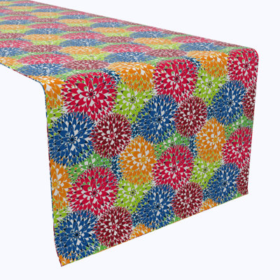 Table Runner, 100% Cotton, Floral 193