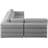 Howardine Upholstered L-Shaped Sectional Reversible-82750573