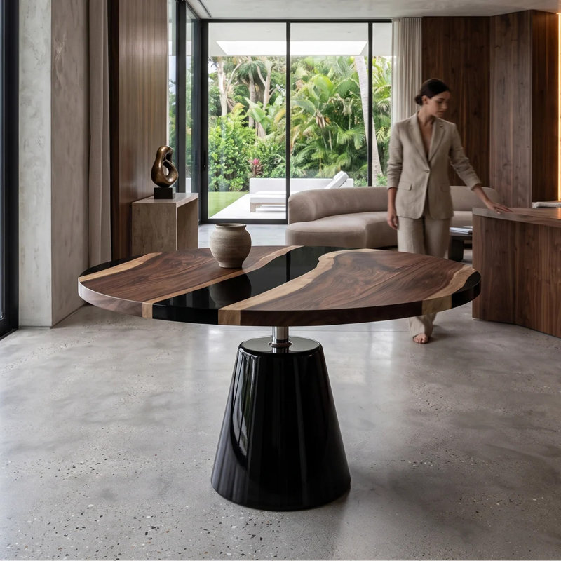 Table de salle à manger Asolo, L 35,8 po x L 35,8 po