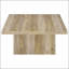 Ensemble de 2 tables basses en pin vieilli au charme rustique et au design polyvalent pour les intérieurs modernes