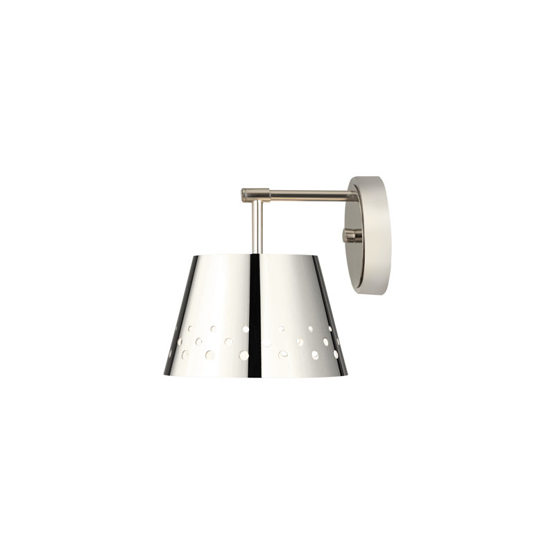 Maille Armed Sconce, Polished Nickel