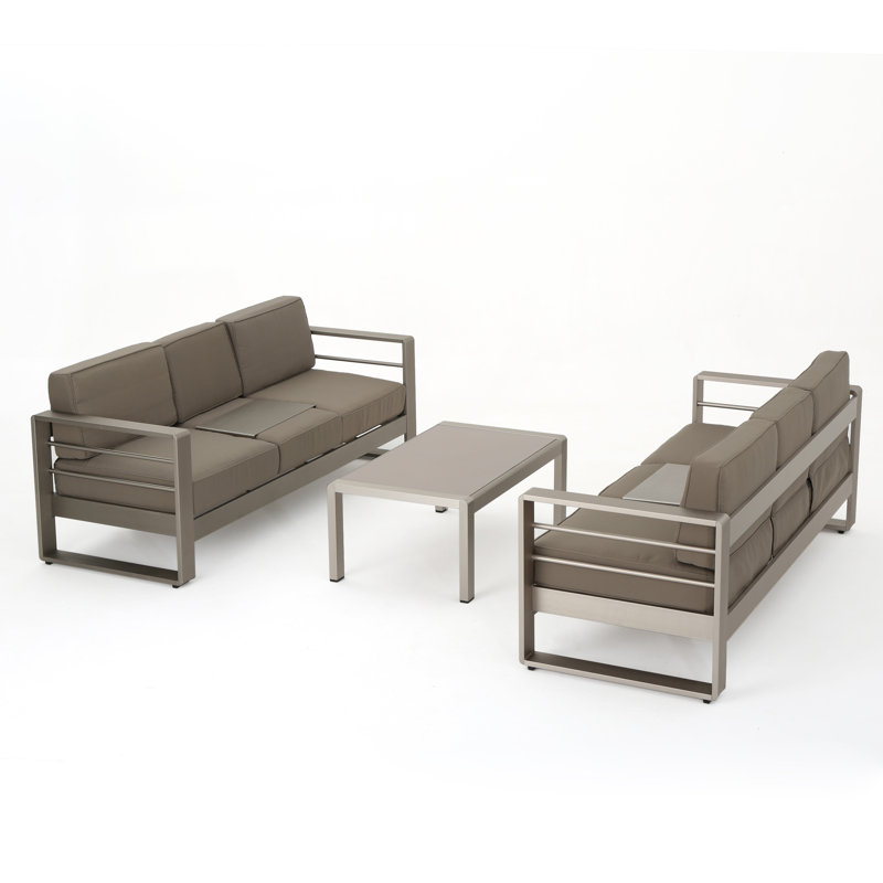 Caggiano 6 - Person Patio Conversation Set with Cushions