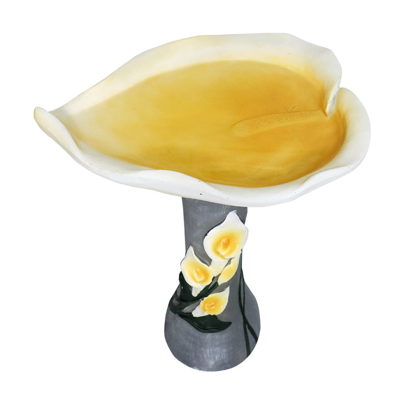 Concrete / Cement Pedestal Birdbath
