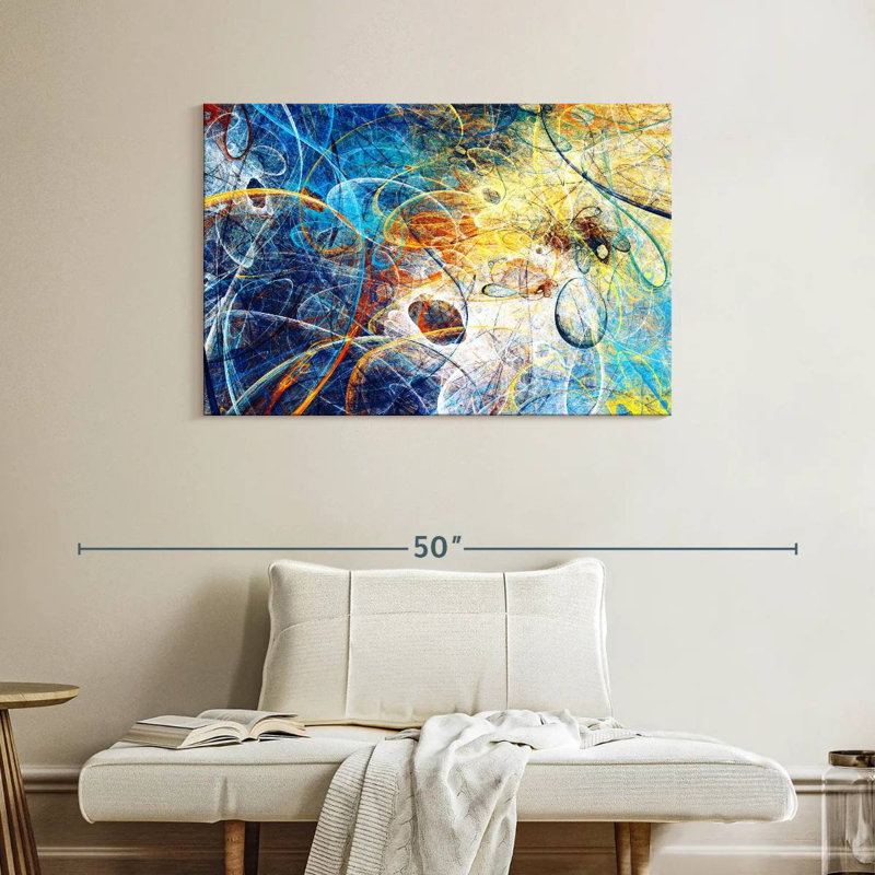 Avery Space Time Warp Abstract, 26" H x 39" W
