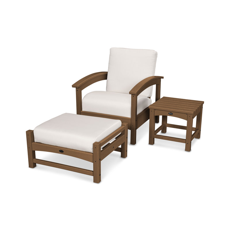 Rockport 3-Piece Deep Seating Set, Navy, Tree House