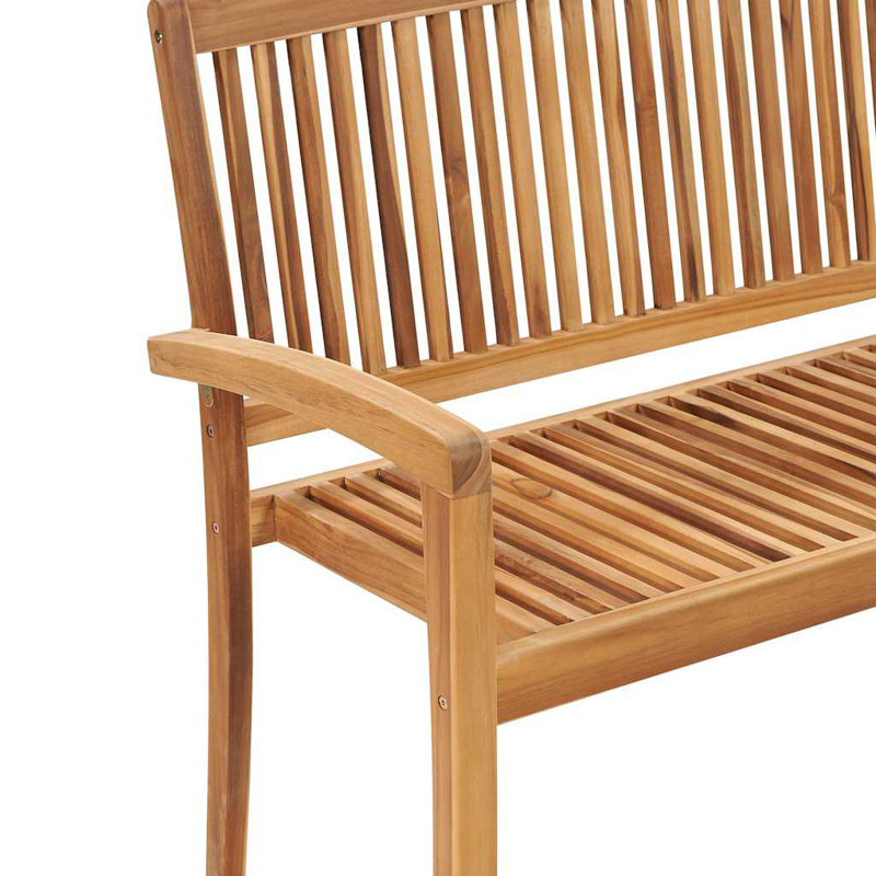 Banc de jardin en bois de teck massif vidaXL