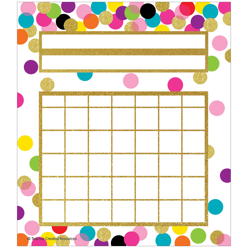 Tableaux d'incitation aux confettis