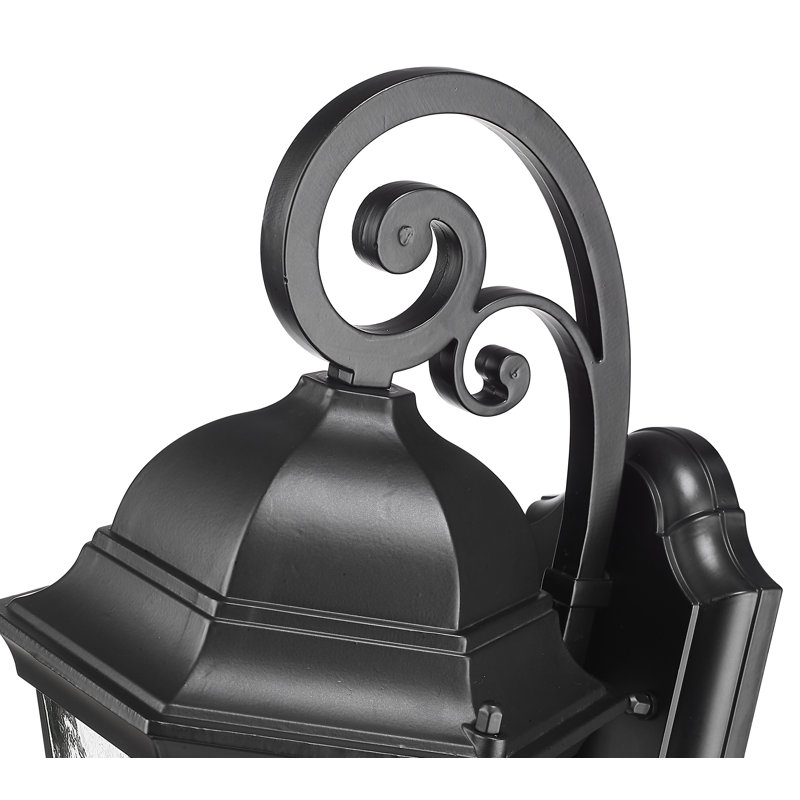 Lanterne murale d'extérieur 16,5 H Prestbury, Noir mat