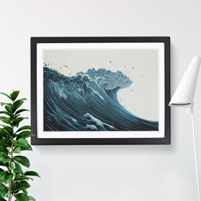 XH1022-1346X Beautiful Ocean Wave - Single Picture Frame Print