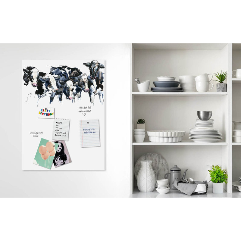 Magnetic Glass Photo Memo Board