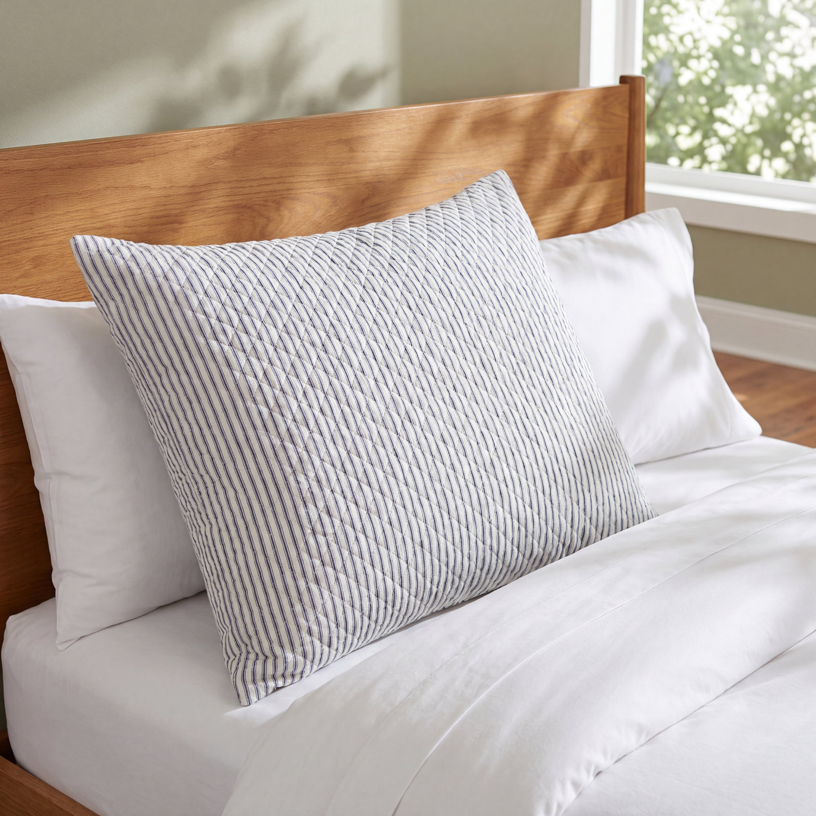 Bergen Cotton Shams, Black, King