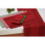 ENSEMBLE DE NAPPERON EN PIED-DE-POULE ROUGE TANGO/6