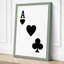 Ace and Hearts Geometric - Wrapped Canvas-1817343905-1817343908