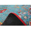 Modern Blue Bird Machine Washable Area Rug with Built-in Padding & Non-Slip Backing-392039676