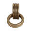 Set Of 3 6/7/10" Dillingham Metal Gold Rings