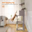 Tour pour chat de 63 po avec grattoir et condo confortable 63 po-1275994840
