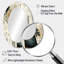 Somona - Miroir mural ovale gris-1988679143