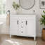 Meuble-lavabo moderne de 91 cm (36 po) avec 2 portes à fermeture douce, meuble de rangement seulement
