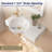 30'' x 18'' White Rectangular Vitreous China Wall Mount Bathroom Sink with Faucet Hole