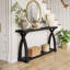 Console en bois massif de 63 po-1967938280-2048114615