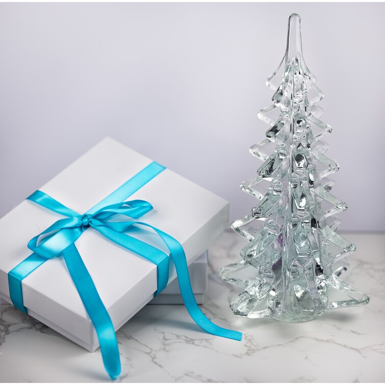 Crystal Christmas Scene - Crystal Christmas Tree With Presents Handcra –  Bjcrystals