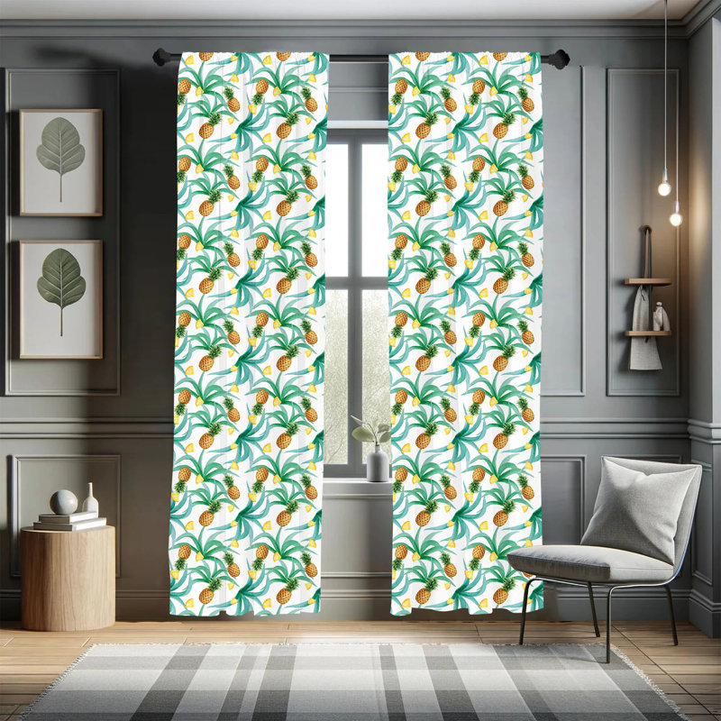 Semi-Sheer Rod Pocket Sliding Panel, 28" x 84"