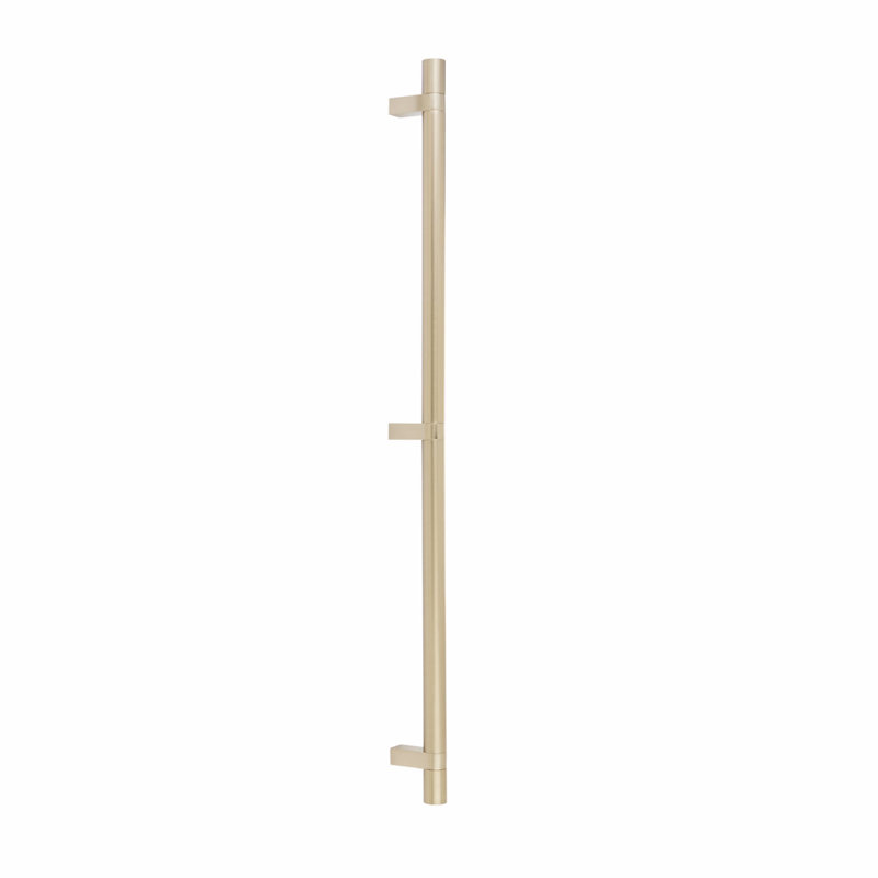 Poignée électroménager Emtek Select 24 po, tige de bar rectangulaire et poignée lisse, bronze huilé, Laiton satiné